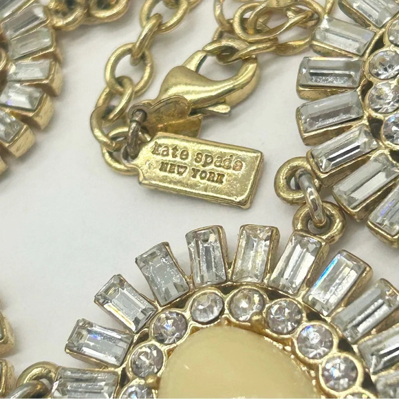 Kate Spade Capri Cream and Jeweled Baguette Necklace - Picture 3 of 3